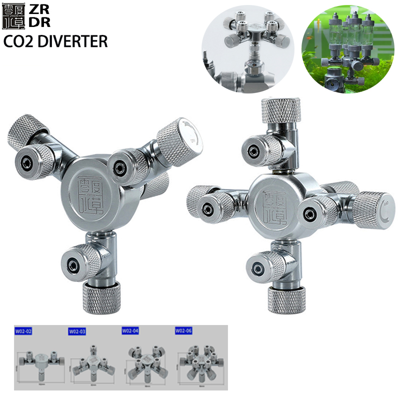 Planted Aquarium Co2 - ZRDR Visbak Multi-Kanaals CO2 Splitter Distributeur