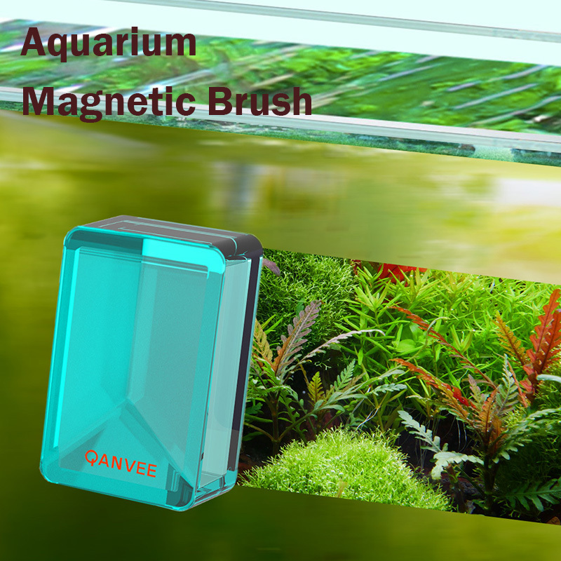Planted Aquarium Tools - Qanvee Aquarium Magnetische Borstel Reinigingsgereedschap Aquarium