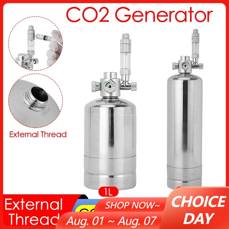 Planted Aquarium Co2 System - 1L/2L Aquarium CO2 Generator Systeem Kit
