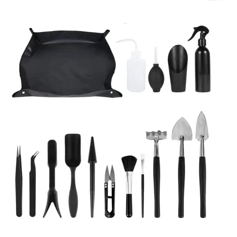 Planted Aquarium Tools - 5/8/13/15/16 Stuks Tuinplanter Kit Vetplanten Gereedschap
