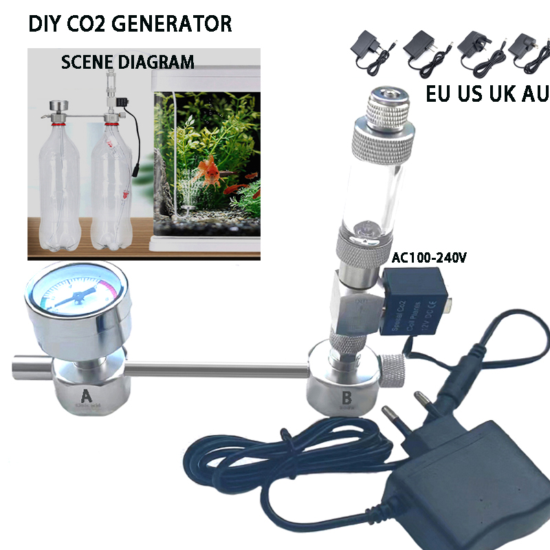 Planted Aquarium Co2 System - Aquarium DIY CO2 Generator Systeemkit CO2
