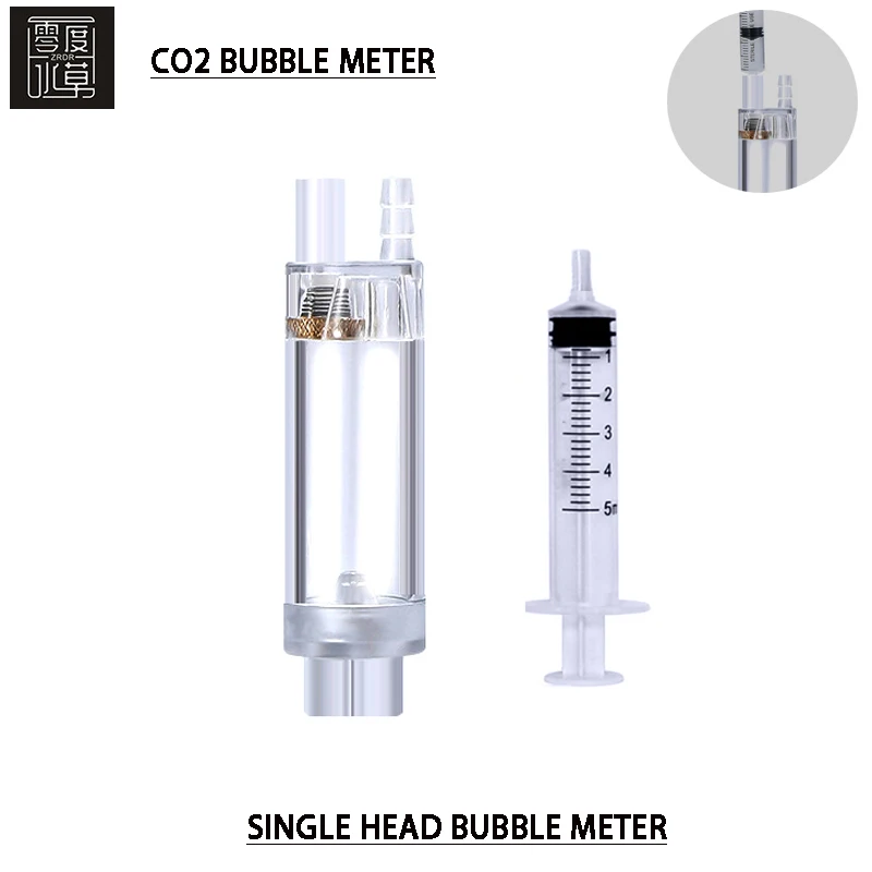 Planted Aquarium Co2 - Aquarium CO2-belletjessensor, watergevulde, afgedichte belletjesmeter, visbak