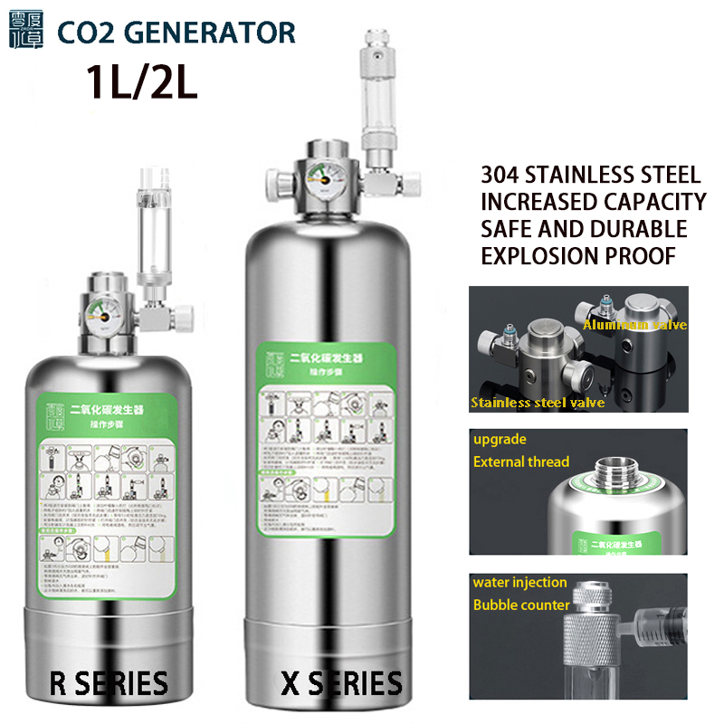 Planted Aquarium Co2 System - ZRDR Aquarium CO2 Generator Systeem Kit