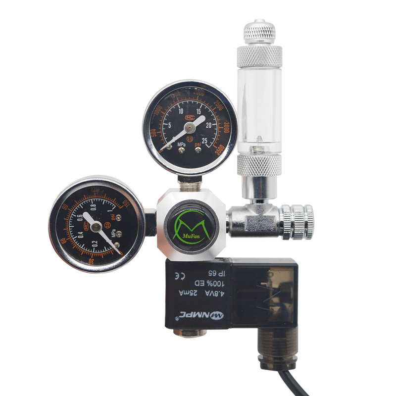 Planted Aquarium Co2 System - Aquarium CO2 Regulator Magnetische Solenoid Terugslagklep