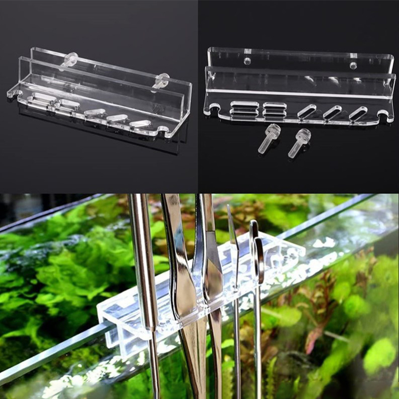 Aquarium Plant Utensils - Aquarium Plant Gereedschap Opbergrek Acryl Houder