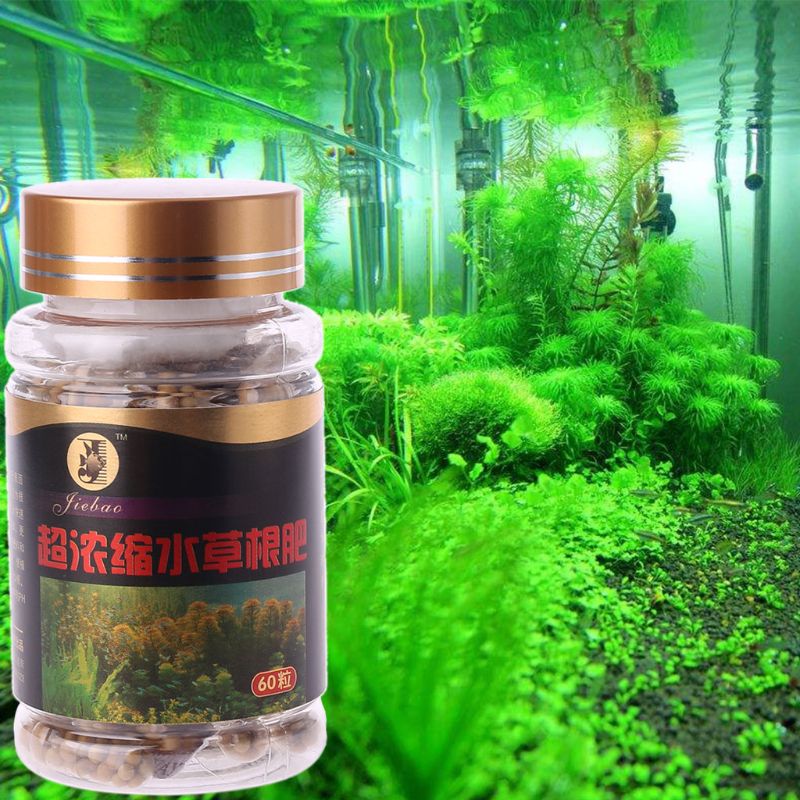Aquarium Plant Root Fertilizer - 60 stuks wortelcapsules Aquariumplantenmestcapsules Veilig voor