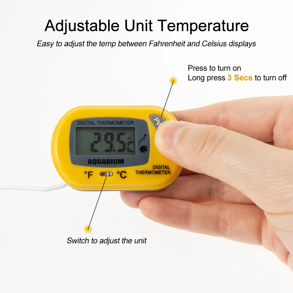 Digitale thermometer voor aqua - Aquarium Plant Uk recensie en prijs