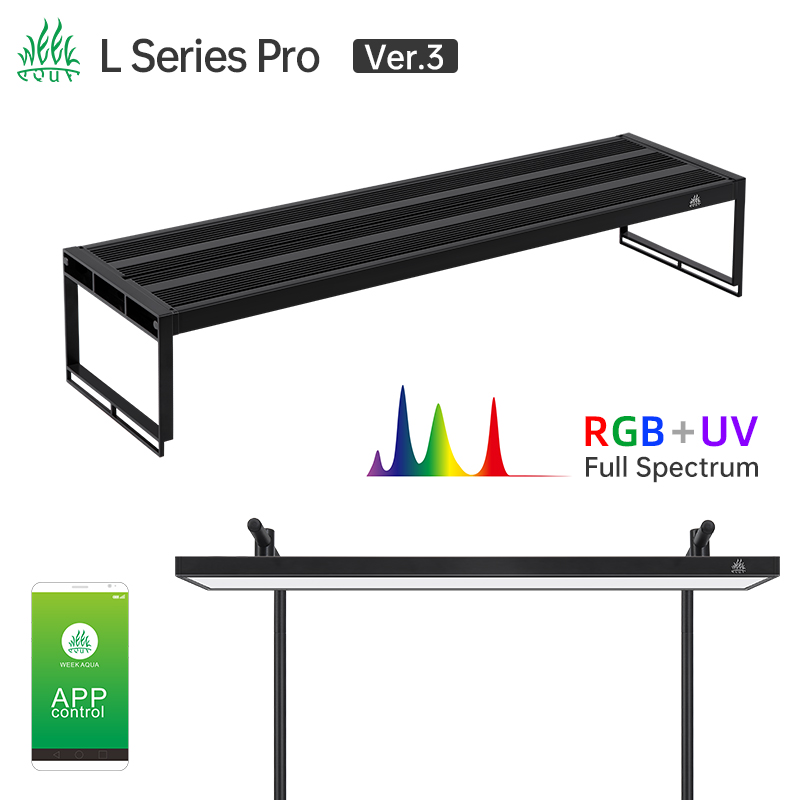 WEEK AQUA L-serie APP-bedienin - Aquarium Planted Tank Light recensie en prijs