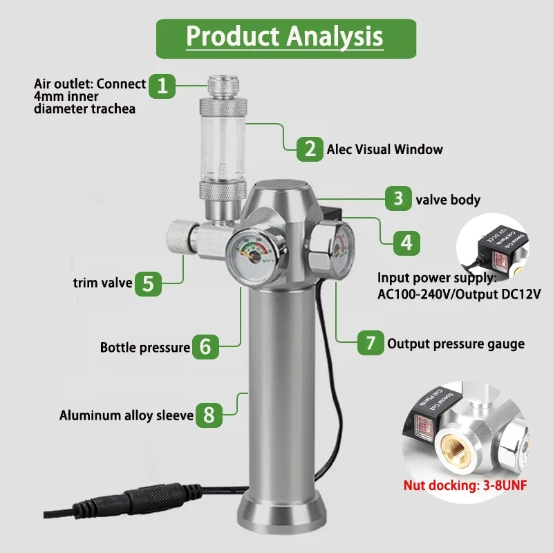 Aquarium CO2 Regulator Magneet - Planted Aquarium Co2 recensie en prijs
