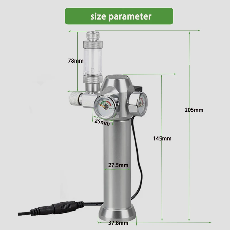 Aquarium CO2 Regulator Magneet - Planted Aquarium Co2 recensie en prijs