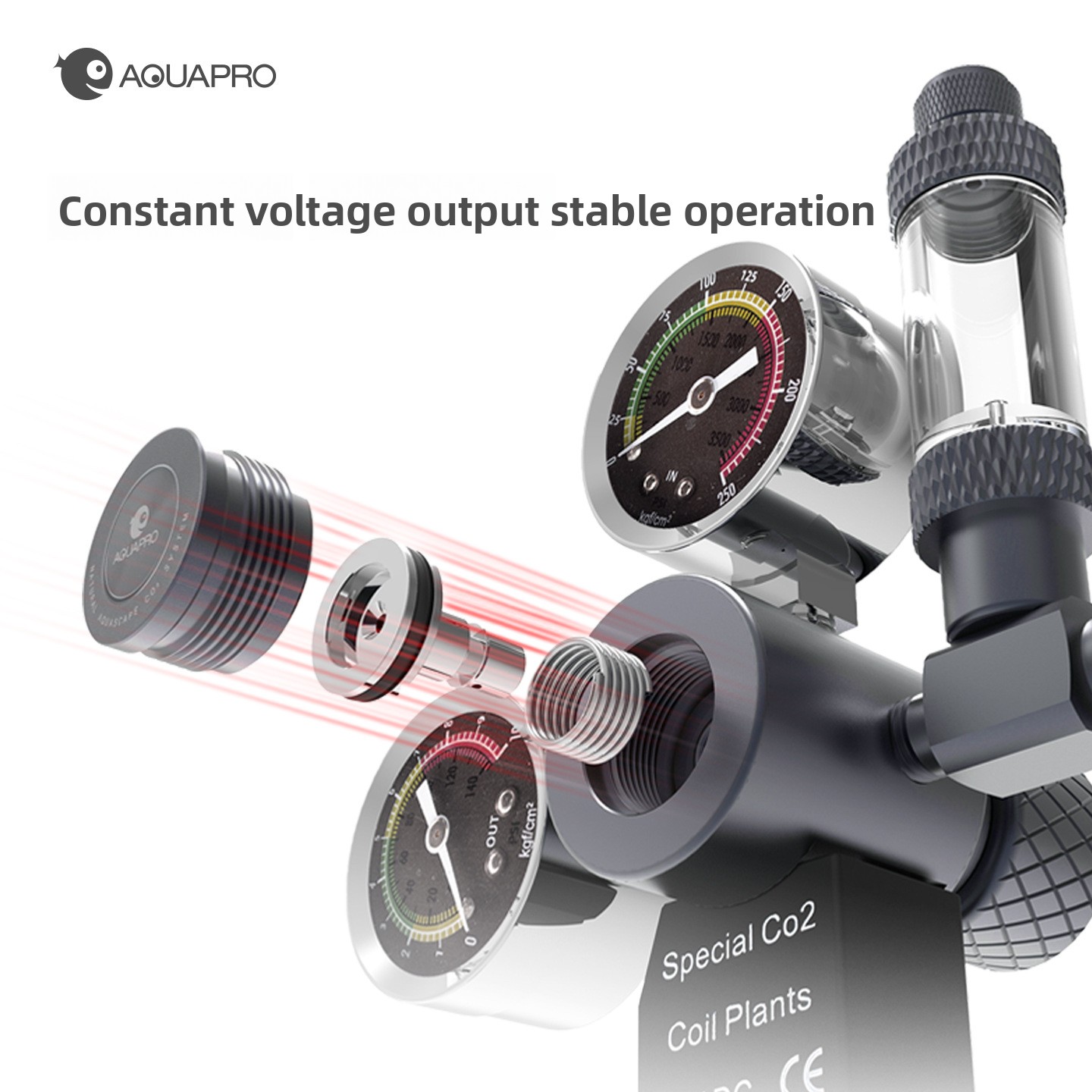 AQUAPRO Solenoid Dual Gauge CO - Aquarium Plant Uk recensie en prijs